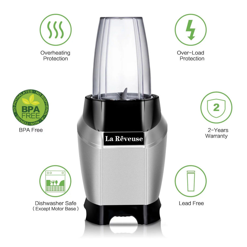 600 Watts Countertop Blender with 20 oz Travel Bottle O2796