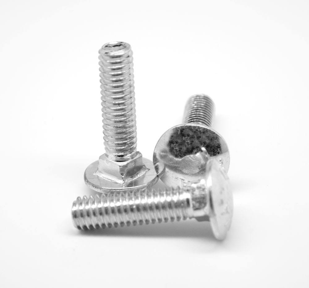5/16x22-18 x 9x22 (PT) Coarse Thread Carriage Bolt Stainless Steel 18-8 I2254
