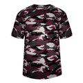 Maroon Camo Youth Tee E656502