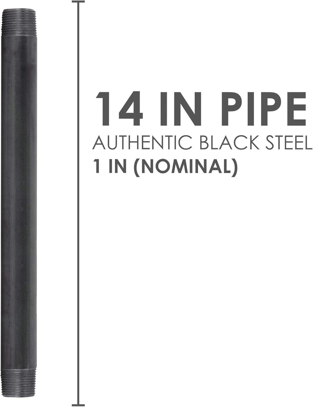 Industrial Steel Grey Cast Iron Pipe Connector, Pack of 2 E92115