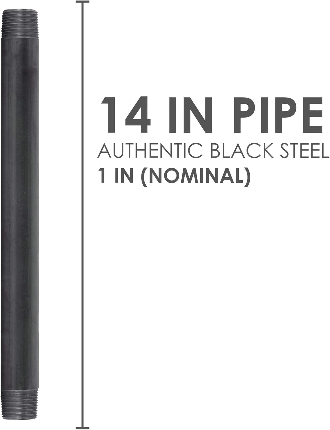 Industrial Steel Grey Cast Iron Pipe Connector, Pack of 2 E92115
