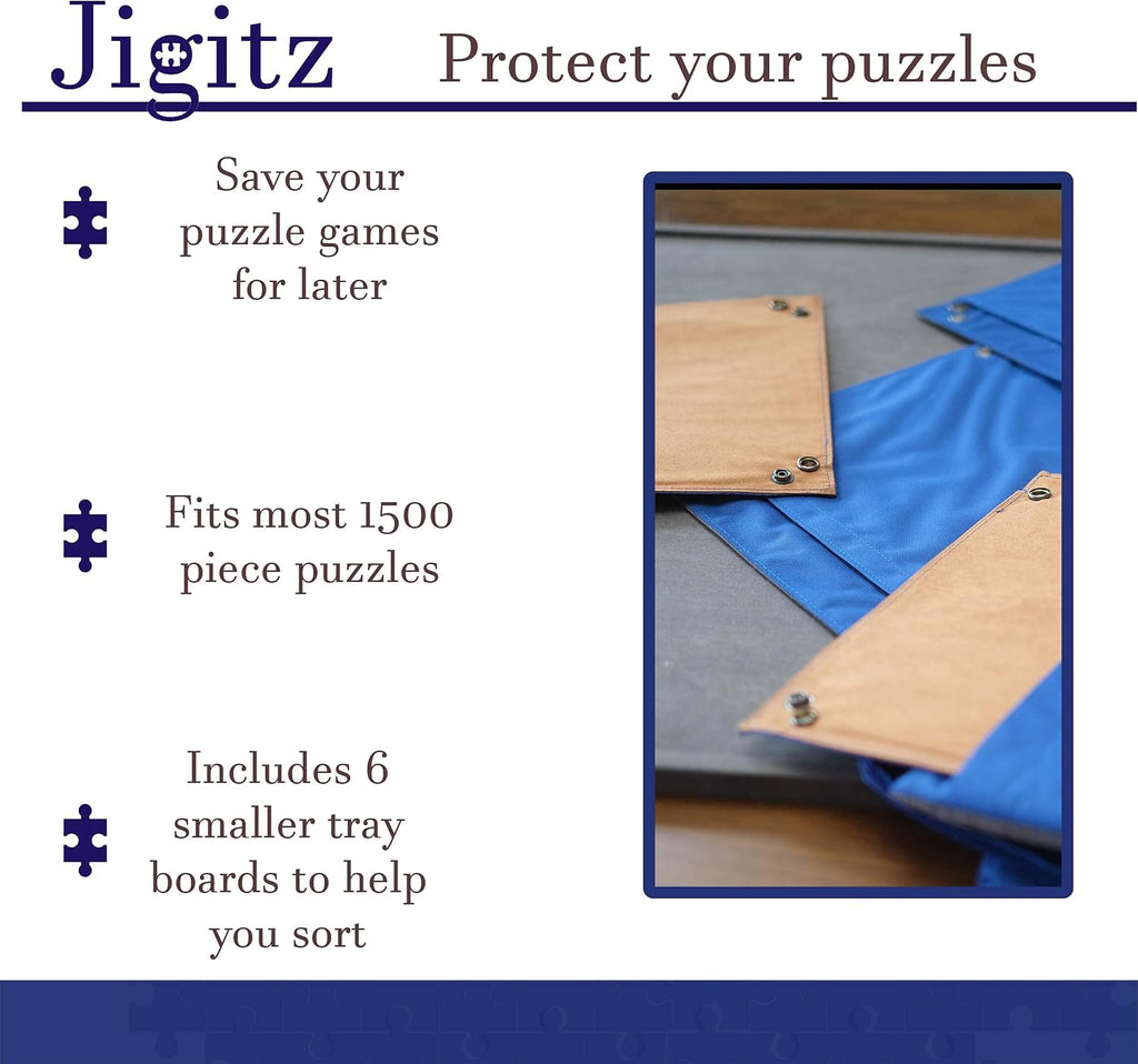 1500 Piece Puzzle Storage Case with Sorting Trays P94102