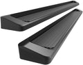 6in Black Running Boards H477
