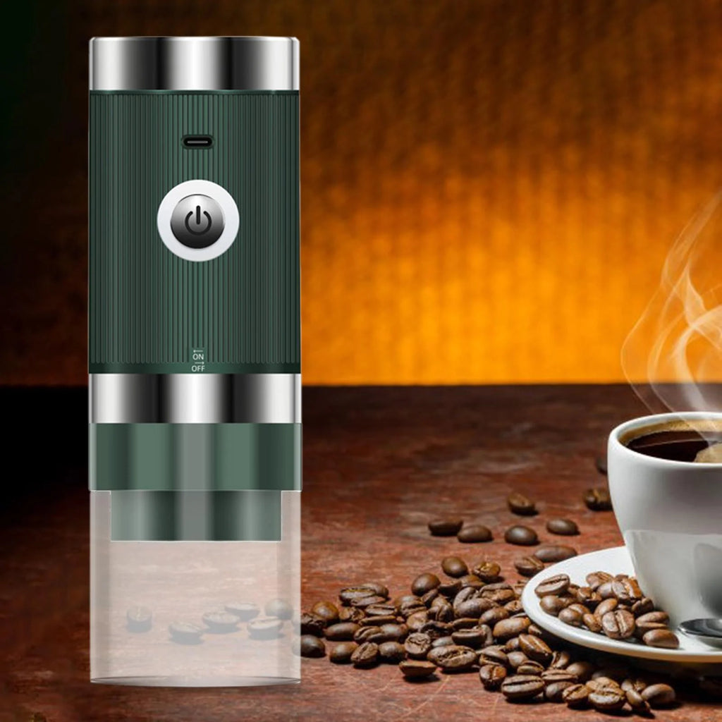 Green Stainless Steel Electric Coffee Grinder S847