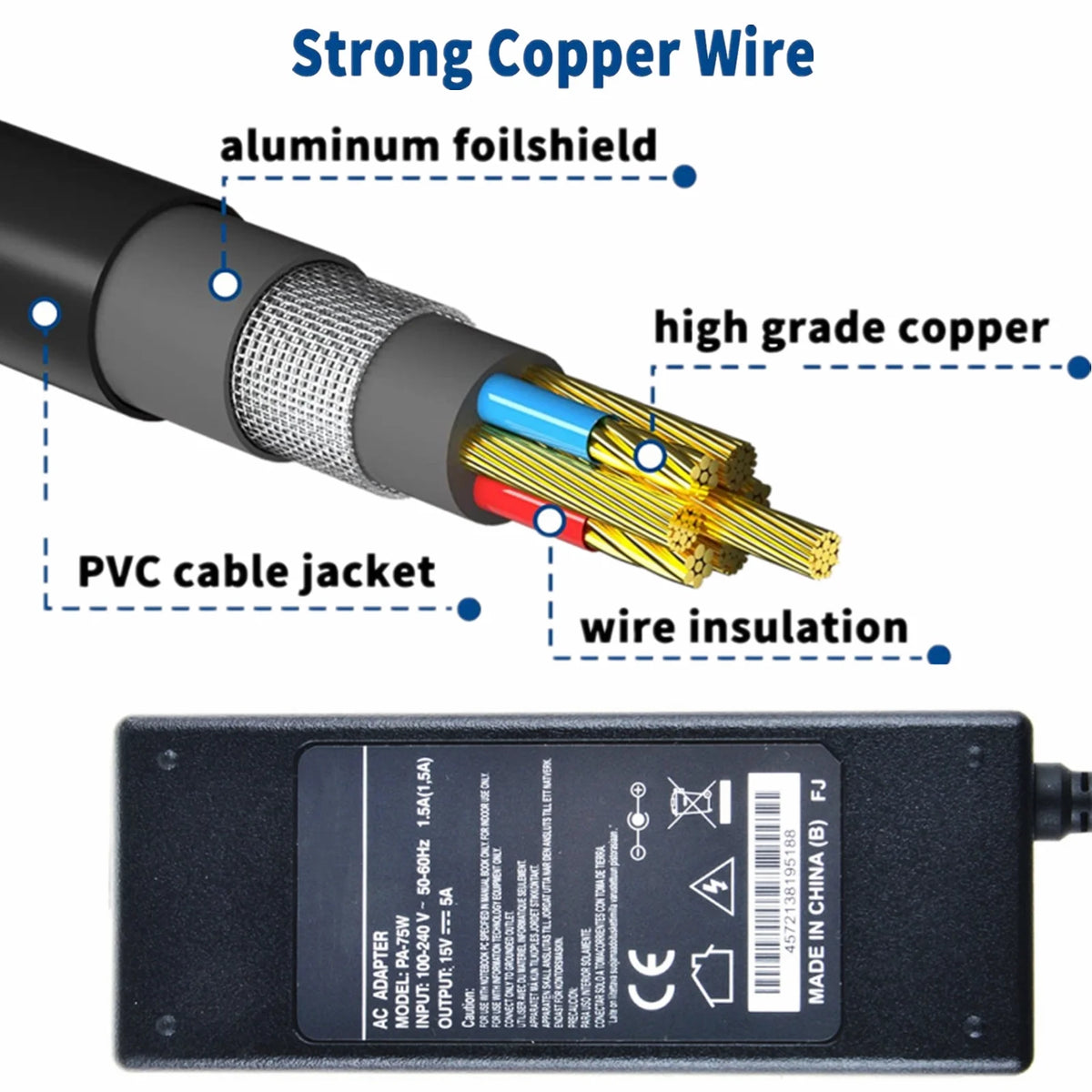 AC-DC Adapter Wall Charger for Electric Scooter H89122