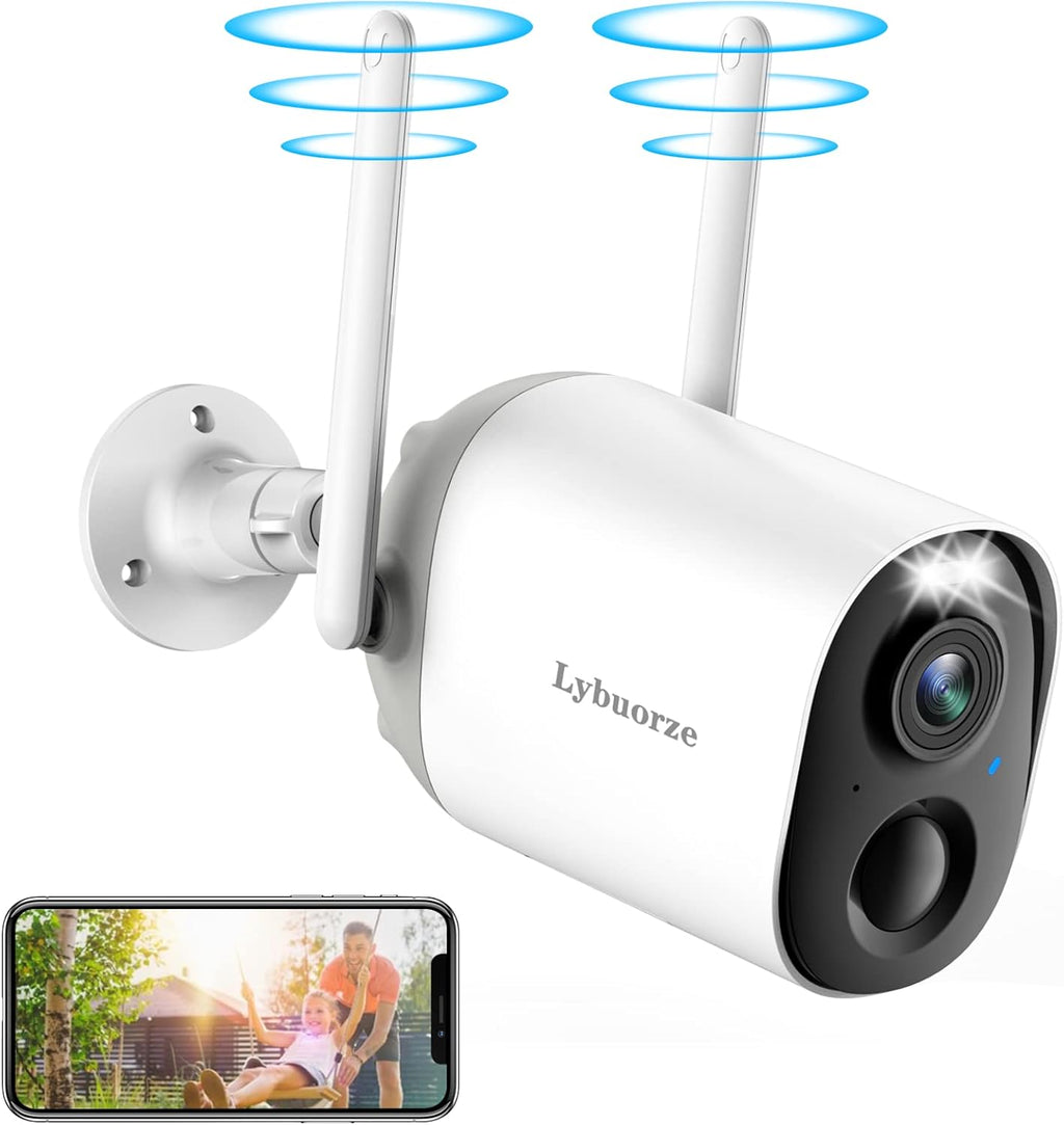 Wireless Security Camera Outdoor with Dual Spotlights & Sirens Alarm B96347