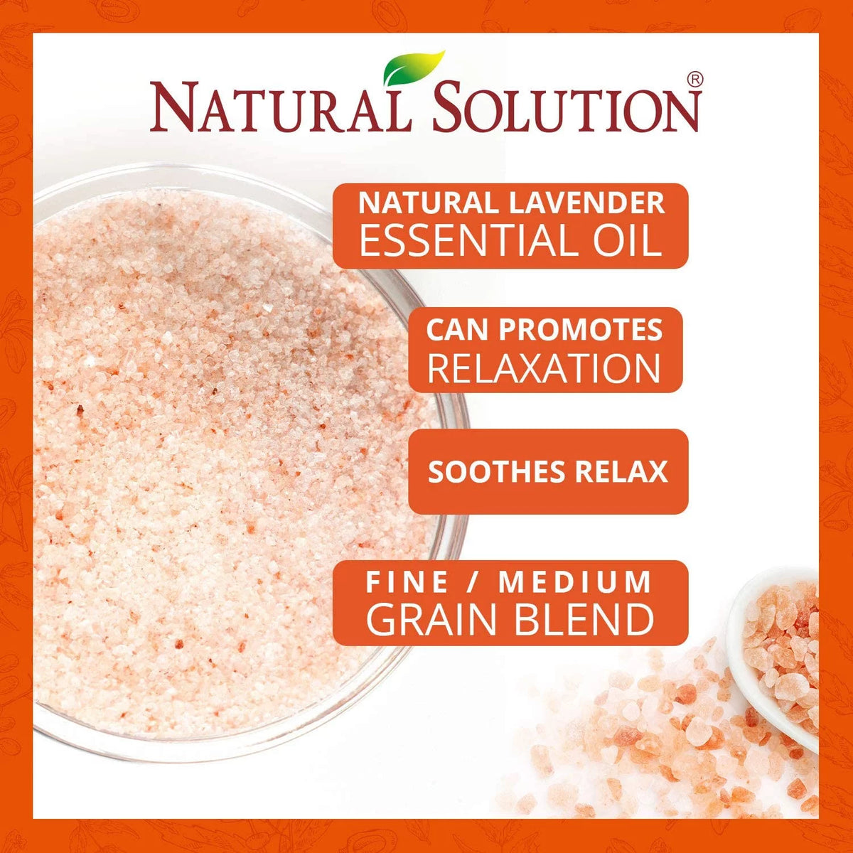 Natural Bath Soak Blood Orange & Pink Salt 21 oz 3 Pack P8448