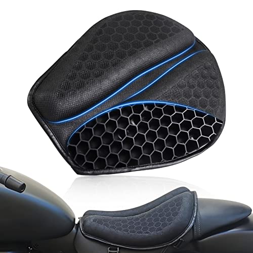 Foldable Large 3D-Honeycomb Breathable Motorcycle Gel Seat Cushion X79959