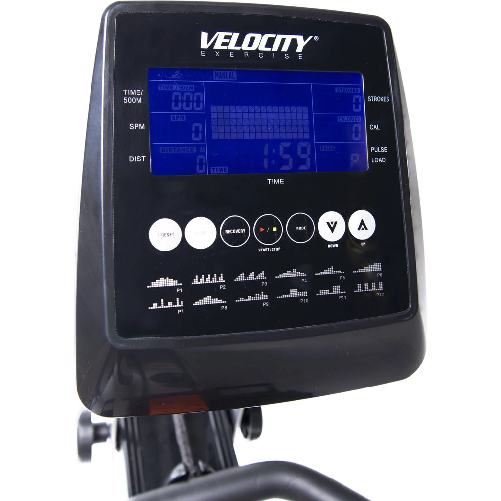 Foldable Indoor Rower with Heart Rate Monitor U386