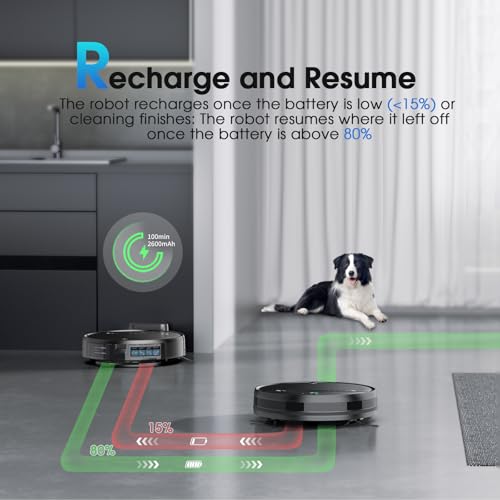Robot Vacuum and Mop with LiDAR Navigation O123489