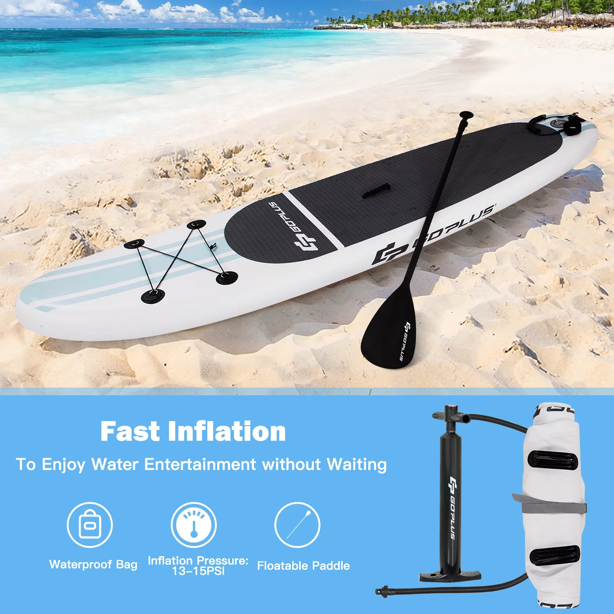 10' Inflatable Stand Up Paddle Board T668752