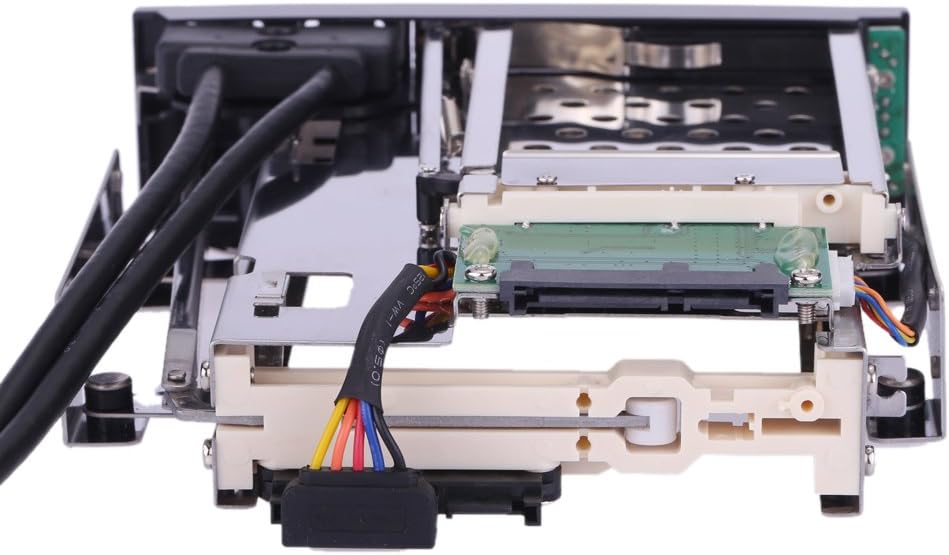 Dual Bay 3.5 + 2.5 Inch SATA III Hard Drive SSD Tray Caddy Internal Mobile Rack Enclosure Docking Station with USB 3.0 Port Hot Swap Pack of 2 V604