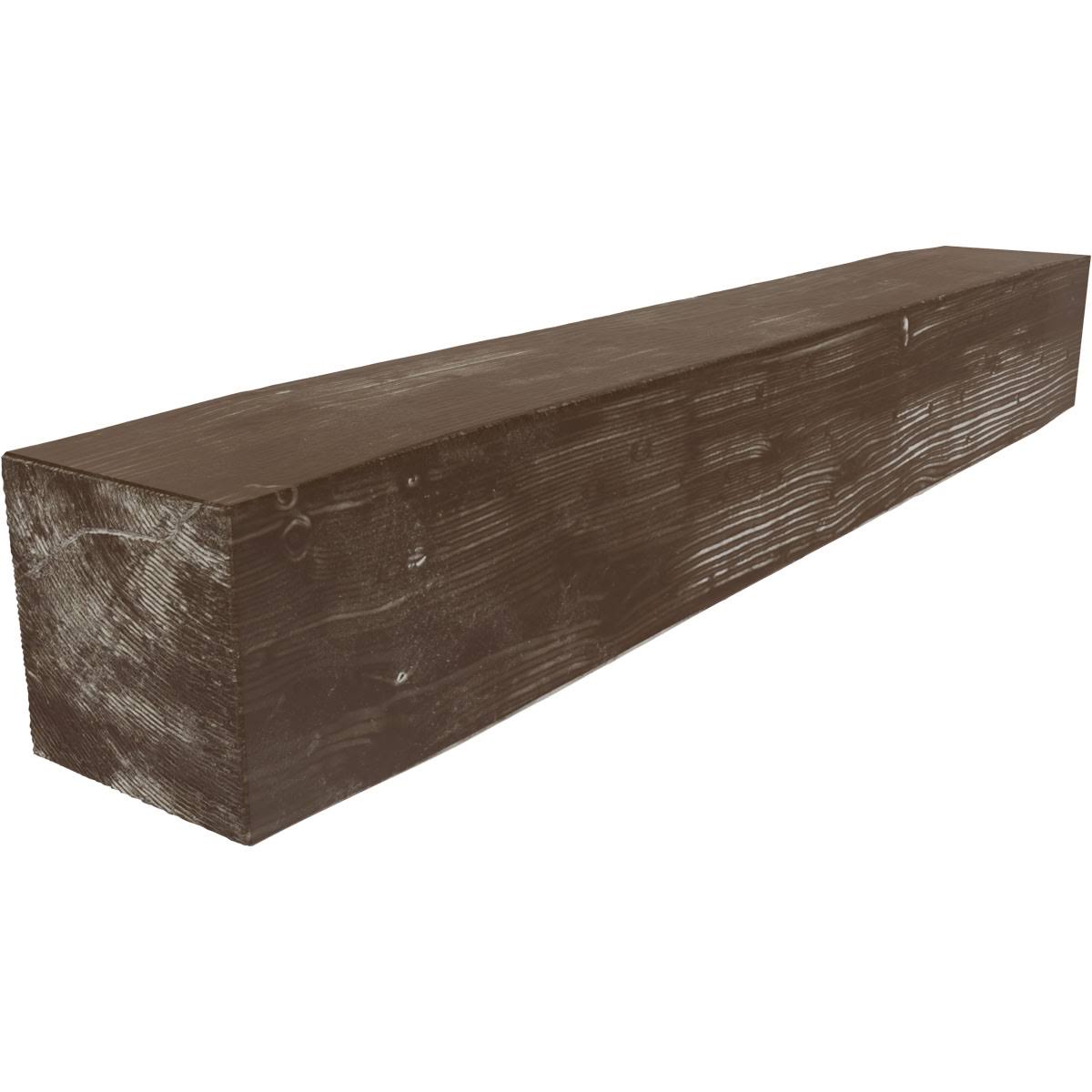 Vintage Mahogany Sandblasted Faux Wood Fireplace Mantel B74208