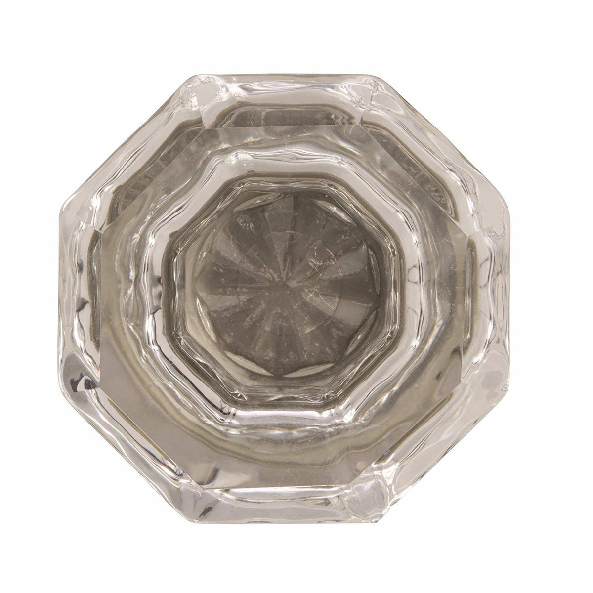 Crystal Knob, Satin Nickel, 1-Inch Diameter J512