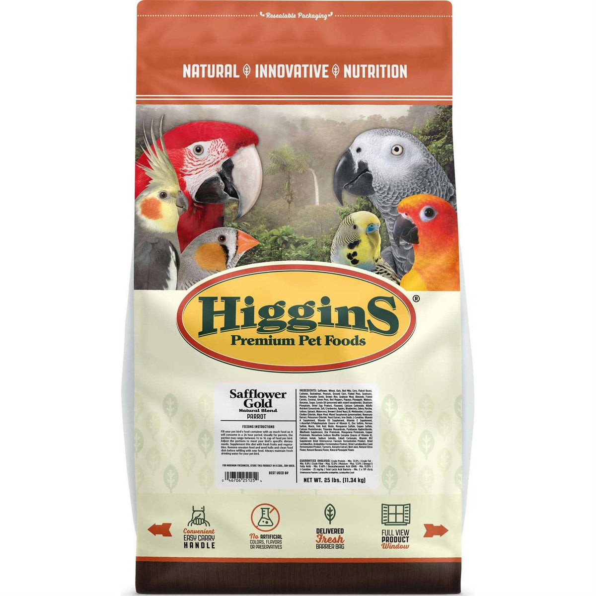Safflower Gold Parrot Food C4244