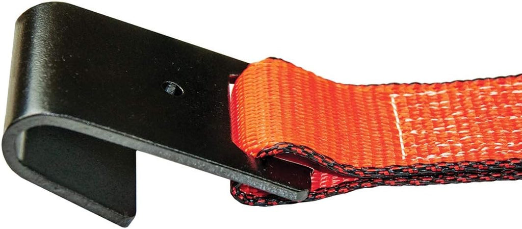 2 Inch x 27 Foot Winch Strap with Flat Hook, 4 Pack V32854