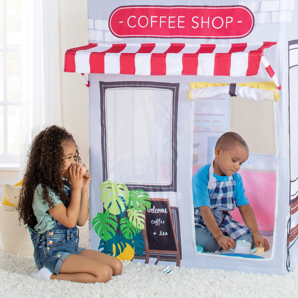 Kids' Coffee Shop Play Tent Indoor Playhouse E89779