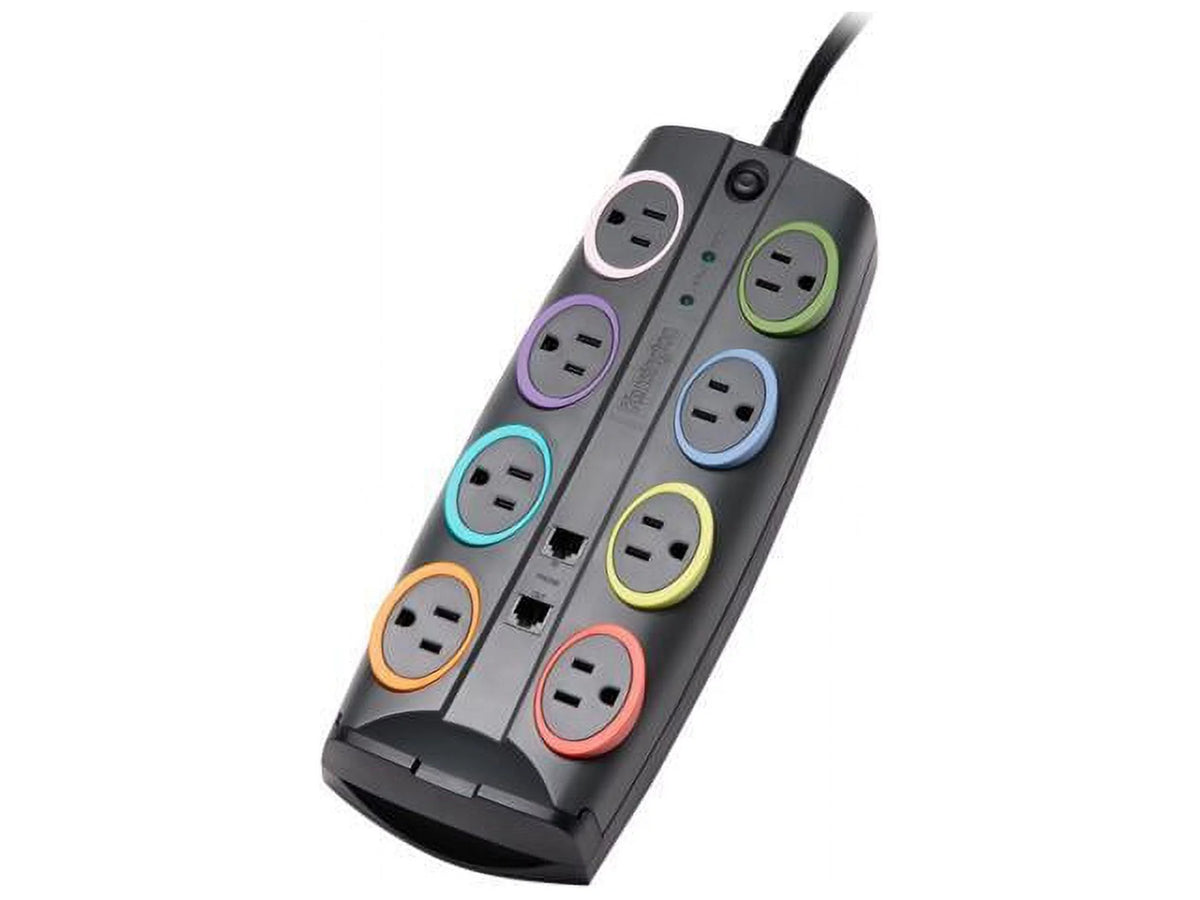 8 Feet 8 Outlets 2490 Joules Standard Adapter G89370