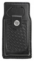 Black Synthetic Leather Radio and Phone Pouch F184443