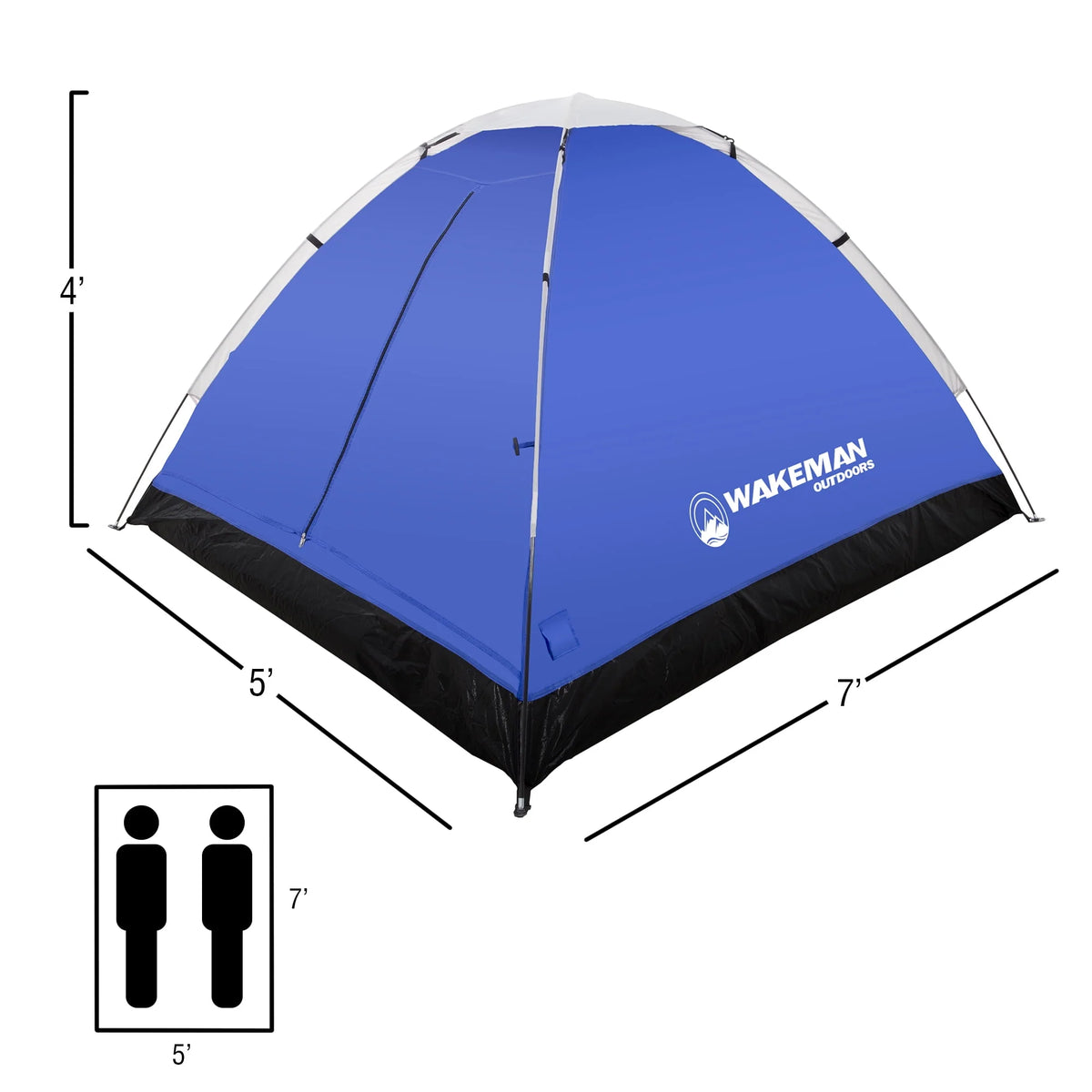 2-Person Water Resistant Dome Tent with Carry Bag I9126