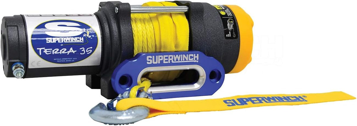 Terra 35 3500lbs Single Line Pull Winch with Roller Fairlead I6676