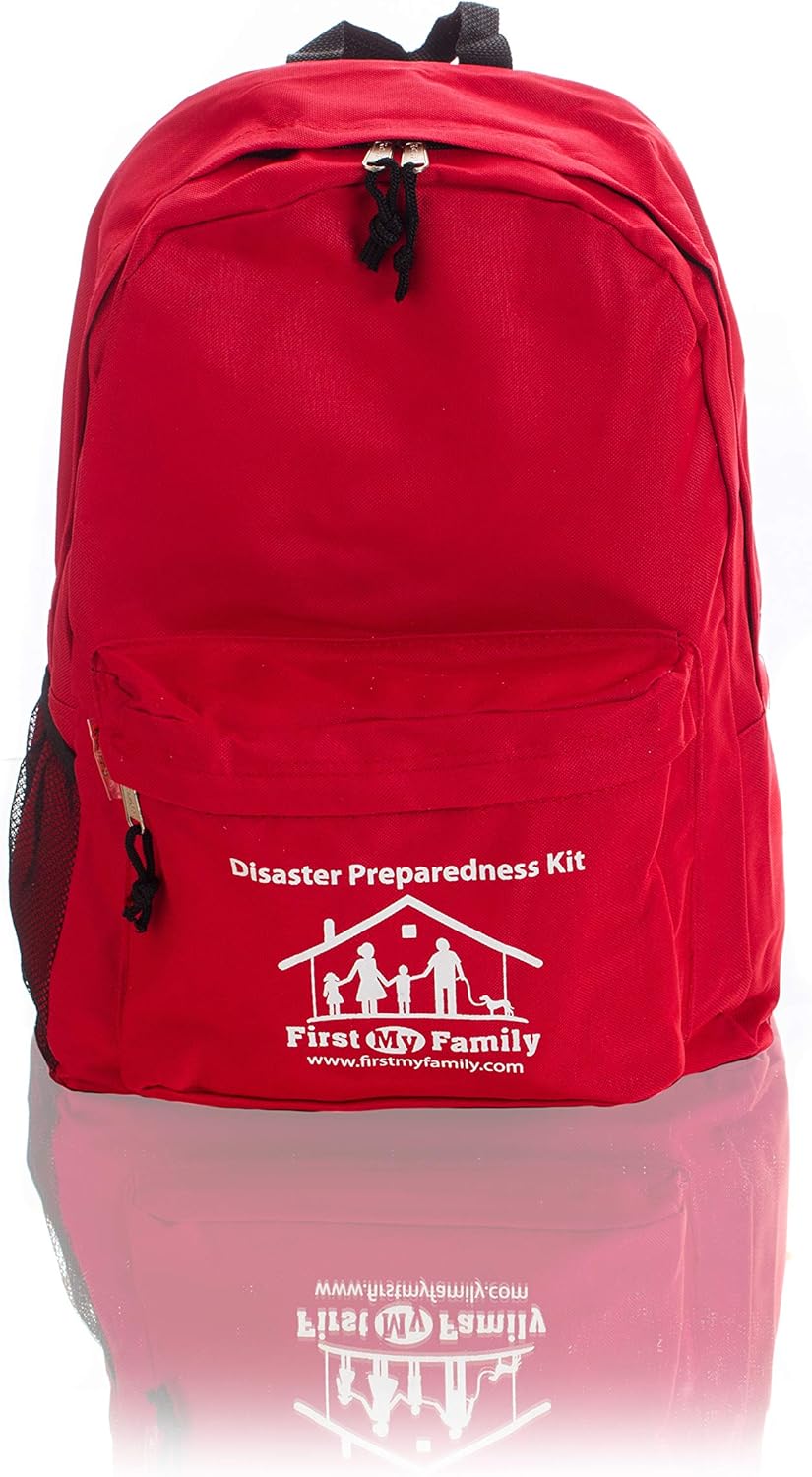 72 Hour Emergency Survival Kit in Red Backpack A143750