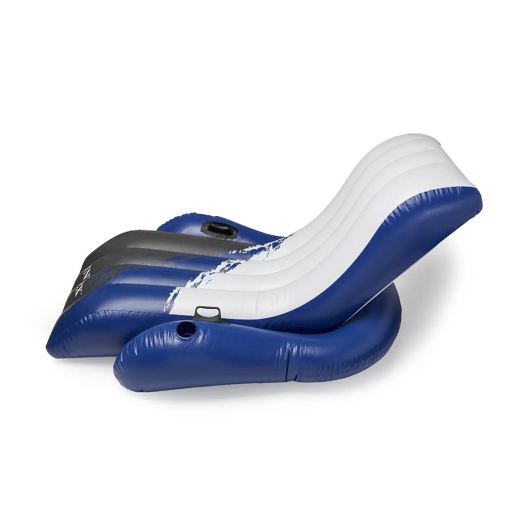 Inflatable Pool Lounge Chair with Cup Holders Z175