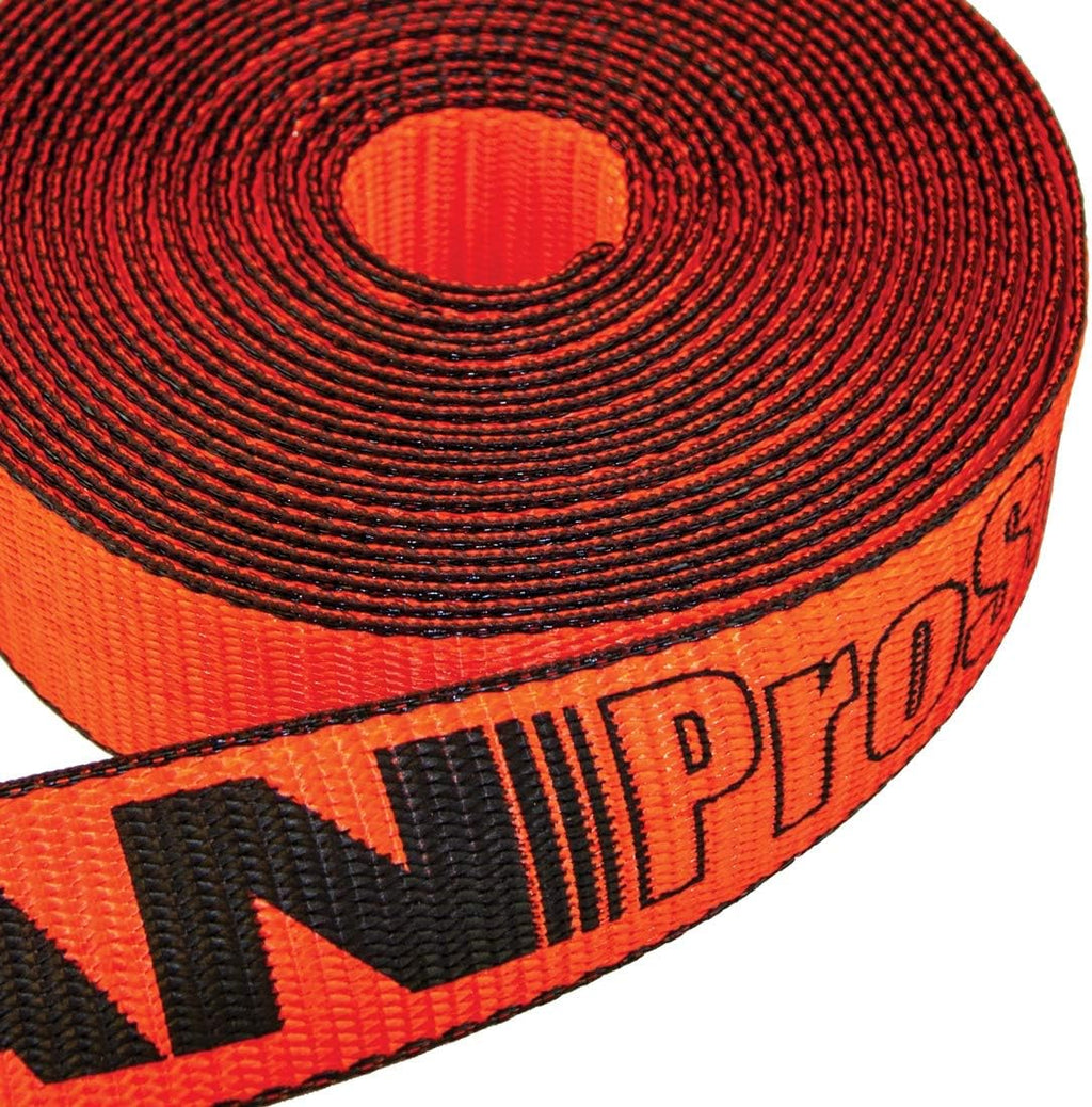 2 Inch x 27 Foot Winch Strap with Flat Hook, 4 Pack V32854