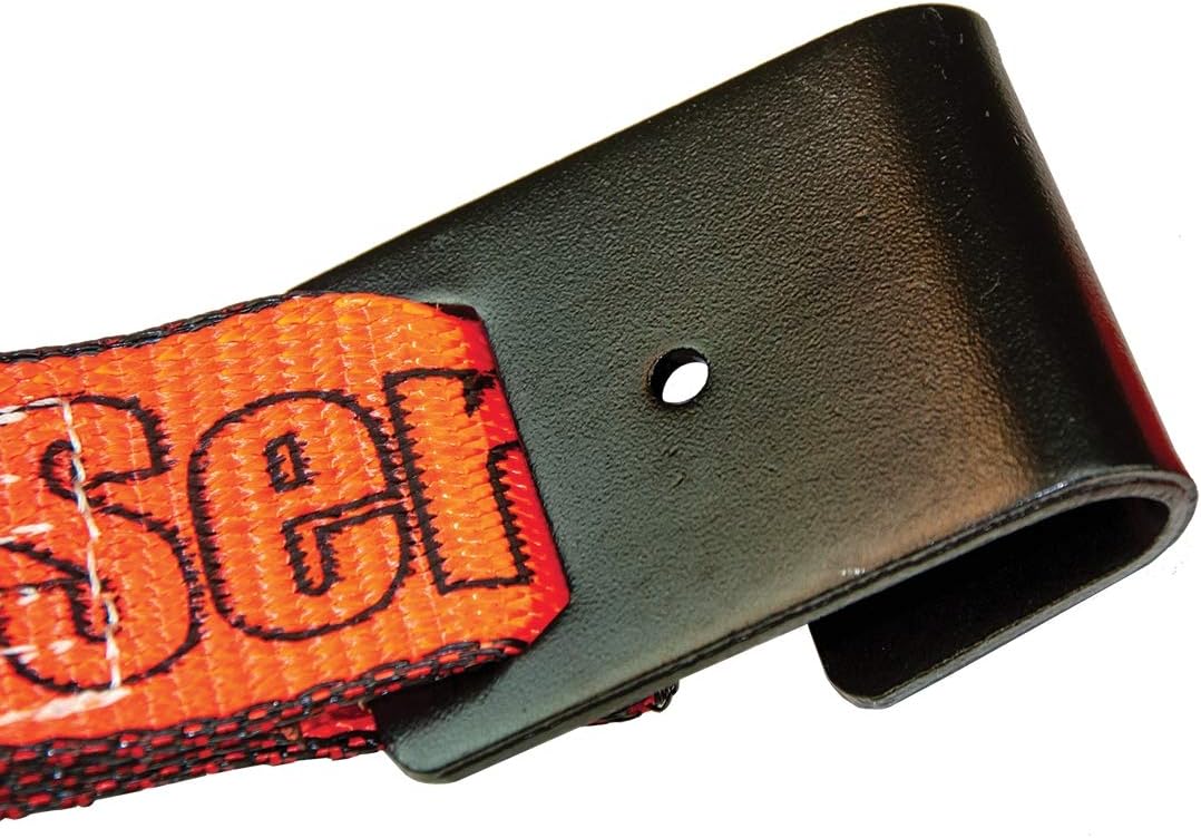 2 Inch x 27 Foot Winch Strap with Flat Hook, 4 Pack V32854