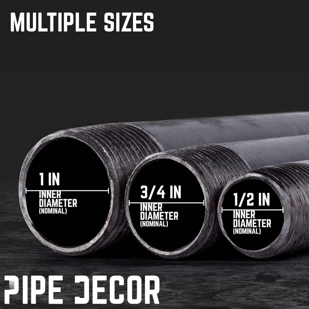 Industrial Steel Grey Cast Iron Pipe Connector, Pack of 2 E92115