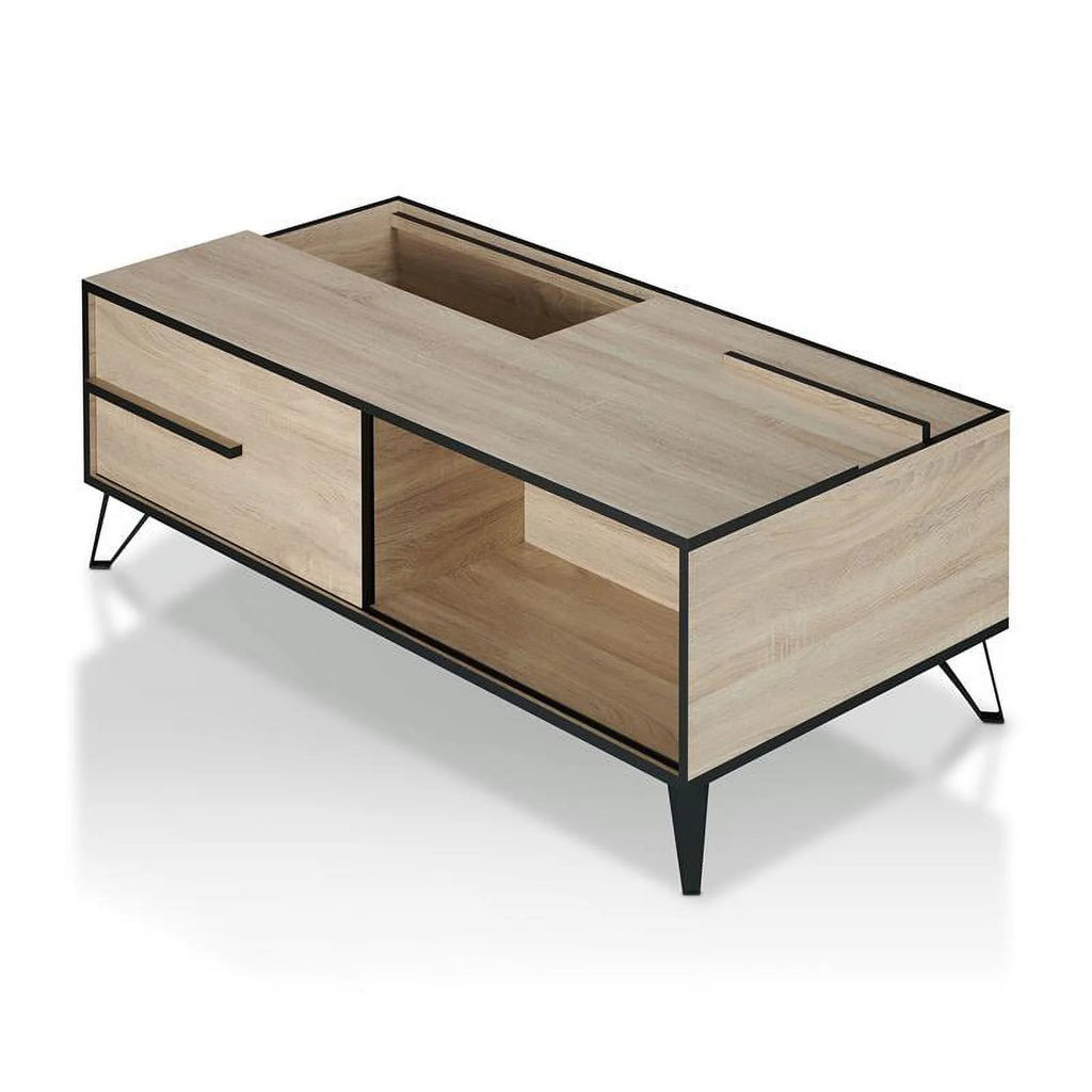 Modern Wood Storage Coffee Table L7539